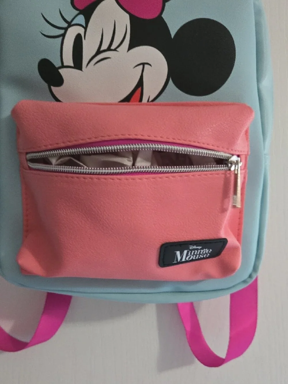 Disney Minnie Mouse Backpack - Light Blue & Pink